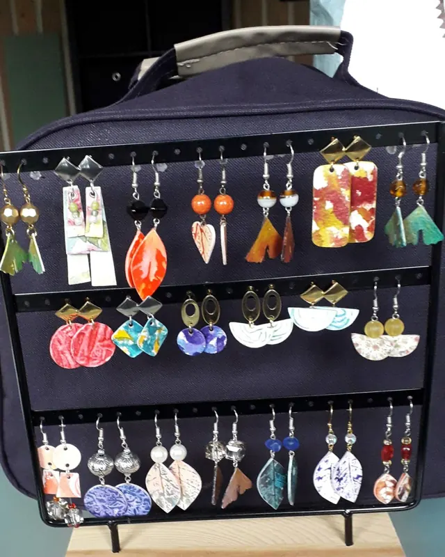 Présentoir de boucles d'oreilles Aquarelland
